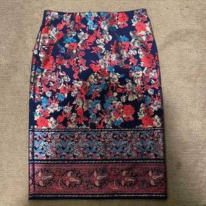 Multicolored ECI new york skirt